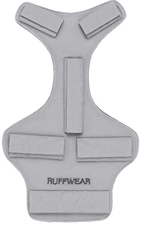 RUFFWEAR Swamp Cooler Core, mittlerer 3-Lagen-Einsatz für Westen und Hundejacken, kühlender Brusteinsatz, stabilisiert Rucksäcke und Geschirre, hält Hunde bei heißem Wetter kühl, Graphite Gray, Medium