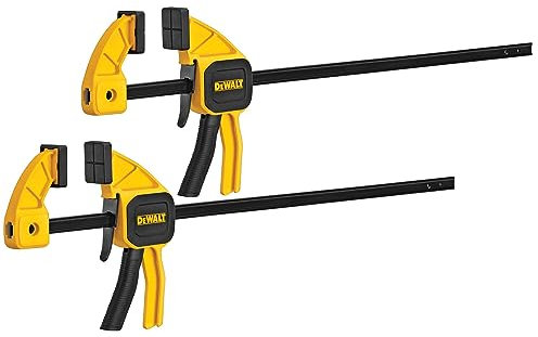 Einhandzwinge Medium 300mm 12IN 2e, 45kg Spannkraft DEWALT DWHT0-83158 Spann-Weite (max.):40 mm