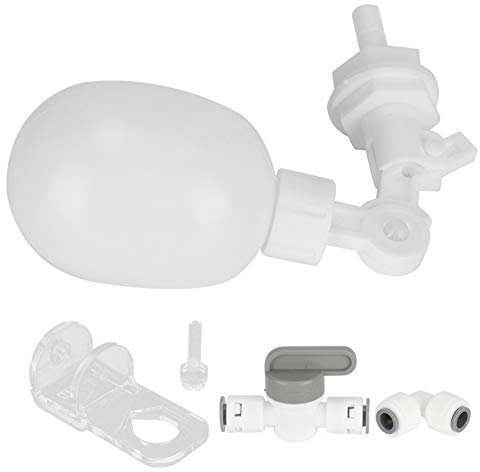 AUHX Valvola a Sfera Galleggiante, valvola di Controllo del Livello dell'Acqua per Il rifornimento Automatico dell'Acqua del Serbatoio di Pesce ad Alta Pressione con Staffa per Il Serbatoio del