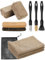 Fantasticlean 9 PCS Auto Innenraum Reinigungsset, Mikrofasertücher und Schwämme, Detailing Pinsel, Natürliche Rosshaarbürste für Sitze, Lederpflege, Innenreinigung