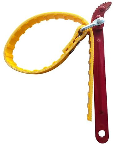 PIQIUQIU Chiave a nastro per filtro olio da 8 pollici, multifunzione, diametro 50-150 mm, chiave inglese per l'apertura di filtri e tubi