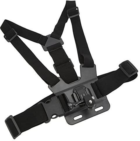 Plyisty Sangle de Fixation de Poitrine pour Téléphone Portable, Angle Réglable pour Diffusion en Direct, Caméras de Sport D'équitation