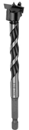 QUARKZMAN Forstner-Bohrer 22mm (7/8) Durchmesser 125mm (5) Extra langer Forstner-Bohrer aus Wolframkarbid für Scharnierholzlochbohrung und Holzbearbeitung