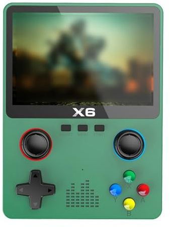 Console di gioco portatile, console di gioco retrò per bambini e adulti, console di gioco portatile con schermo con giochi classici, supporta per collegare TV e due giocatori, regali per ragazzi