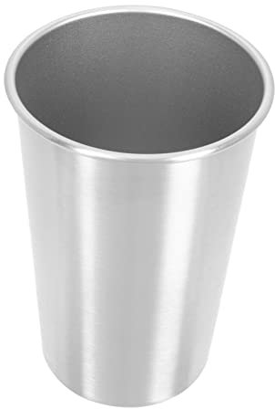 MAGICLULU Edelstahlbecher Stapelbar Wasserbecher Für Getränke Kaffee Bier Isolierte Becher Trinkbecher 475 Ml Groß