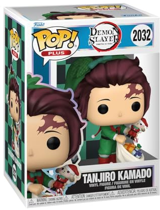 Funko POP! Plus: Demon Slayer - Tanjiro Kamado (Holidays) | Offizielles Anime Merch - Vinyl Sammelfigur als Regal Deko - Geschenkidee zum Geburtstag für Fans und Sammler