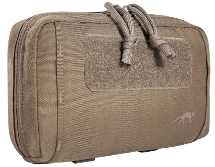 Tasmanian Tiger TT Tac Organizer Pro Zusatz-Tasche für Plattenträger mit Handy-Halterung, vielen Fächern und Dokumenten-Tasche, Molle-kompatibel
