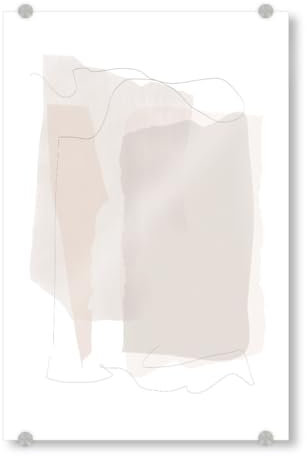 artboxONE Acrylglasbild 90x60 cm Abstrakt Abstrakte minimalistische Kunst - Bild minimaler abstraktes Kunst minimaler