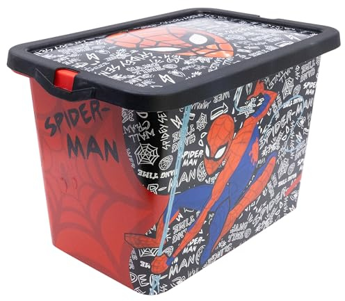 Stor Boîte de rangement Spiderman avec fermeture à clic de 7 litres