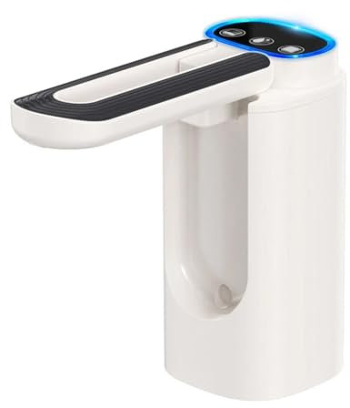 NHQZ Dispensador de agua con bomba para botella de agua, 18.9L, plegable anti-bacterias, agua racionada, carga USB, apto para cocina, hogar, oficina y camping, multi-cubo aplicable