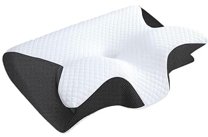 SWZEC otpedic Ergonomischer Schlafkomfort zur Schmerzlinderung - TraumKissen Schwarz
