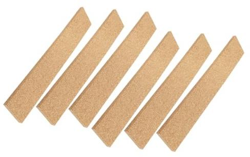 SOLUSTRE Korkstreifen Memoboardstreifen Naturkork 30cm x 5cm x 6mm Selbstklebend Wandtafel Für Büro Zuhause Pinnwand Notizen Fotos