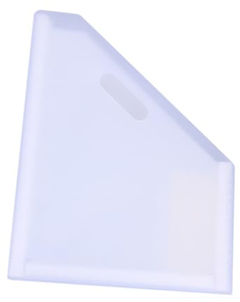 Cabilock Organizador de Documentos de Escritorio Multi Capa de Plástico Blanco Diseño Simple y Creativo, Soporte para Cartas y Archivos, Adecuado para Estudio y Dormitorio Escolar
