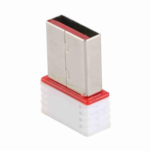 Akozon Adattatore USB WiFi Ad Alta velocità - Ricevitore Dongle Wireless per Desktop e Laptop - Scheda di Rete Wireless Plug and Play da 150 Mbps