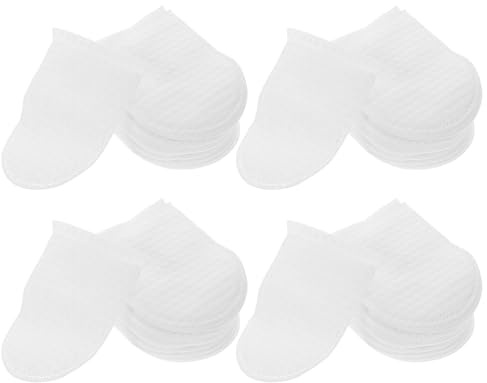 JECOMPRIS Dischetti di Cotone Esfolianti 120 Pezzi Design a Tasca a Forma di U per Rimozione del Viso Facile, Morbidi e Riutilizzabili, per Viaggi e Uso Quotidiano