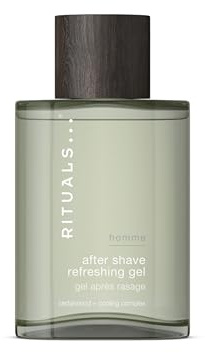 RITUALS Homme Aftershave gel, Uppfriskande Aftershave Gel med Ginseng och Uppfriskande komplex, Lugnar och återfuktar huden, 100 ml