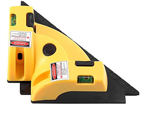 DEWIN Angolo Retto Linea Orizzontale Verticale da 90 Gradi, Livella Laser Strumento di Layout di Allineamento del Livello di Proiezione della Linea Laser Verticale ad Angolo Retto