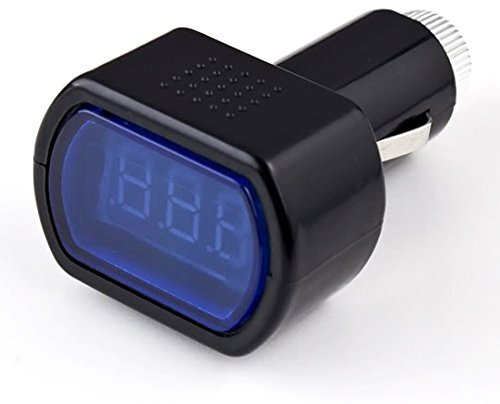 LED Digital Car Volt Voltage Meter Battery Vehicle Car 12v 24v Battery Voltage Meter Monitor Tester Checker