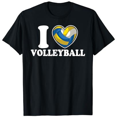 Volleyball Herz Beachvolleyball Trikot Herren Damen Kinder T-Shirt