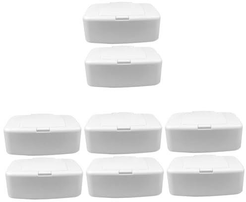 PRETYZOOM 8 STK Aufbewahrungsbox für Feuchttücher aufbewahrungsboxen kinderzimmer schreintischorganizer schmücken Babytücher Spender für Feuchttücher Tücher Container Reisen Mit Deckel pp
