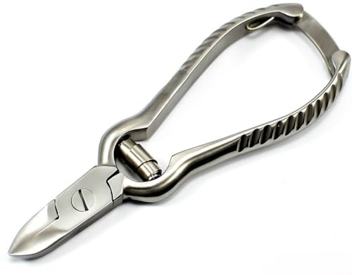 Pince à ongles, manucure, pédicure, avec ressort tampon, 12 cm, en acier inoxydable NATRA