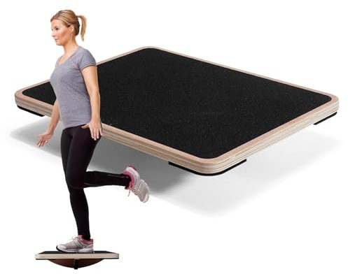 Balance Board Schreibtisch stehend, Balance Board - Wackelbrett für | Schreibtisch stehend, Grundtraining, rutschfest, professioneller Trainer für die Stabilität der Übungen, Erhöhung der inkl