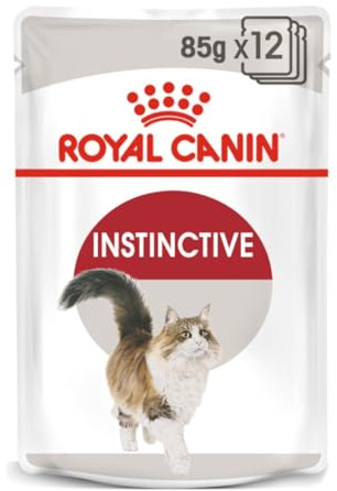 Royal Canin Instinctive Jelly | 48er Pack | 48 x 85 g | Nassfutter in Gelee für ausgewachsene Katzen | Zur Unterstützung der Harnwege und des Gewichts | Ausgewogene Rezeptur