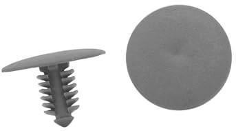 A ABSOPRO 30 Pz. 7mm plastica Automobili Rivetti a pressione fissaggio graffe parafango grigio profondo Sostituzione dell'articolo
