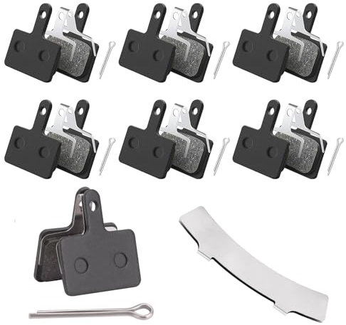 6 paia di pastiglie freno per bicicletta, in resina, per Shimano M515, C501, M415, M510, M375