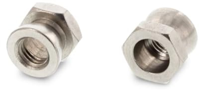 Dado a strappo M10, in acciaio inox A2 (V2A), dado di sicurezza, autostrappo, 25 pezzi