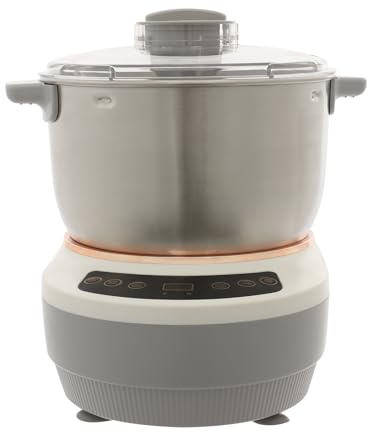 TFGXUE 7 L Teigknetmaschine, 250 W Teigrührmaschine, 45 °C Konstante Temperatur Präzise Gärung, Knetmaschine mit Messbecher und Messlöffel, Teig Maschine zum Kneten und Gären von Teig