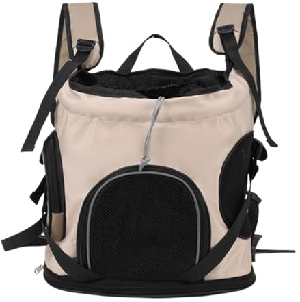 Katzenrucksack - Multifunktionales Tragbares Atmungsaktives Haustierzubehör - Auch Als Hunderucksack Nutzbar | Für Tierarztbesuch Outdoor Spaziergänge Krallenschneiden Transport Auto Flugzeug Ausflug