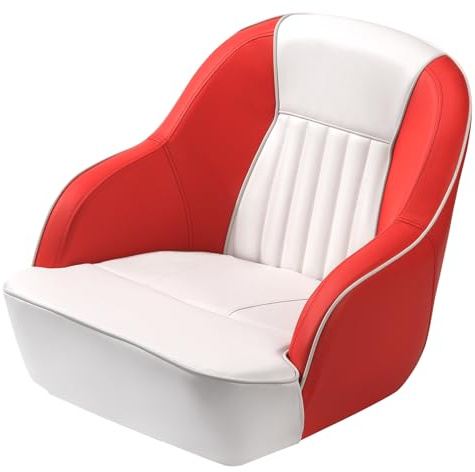 Bootssitz, Ergonomisches, Tonnenförmiges Design Mit Hochdichtem Schaumstoffkissen Und Robustem, Spritzgegossenem Kunststoffrahmen, Kompatibel Mit Standard-Befestigungsschrauben