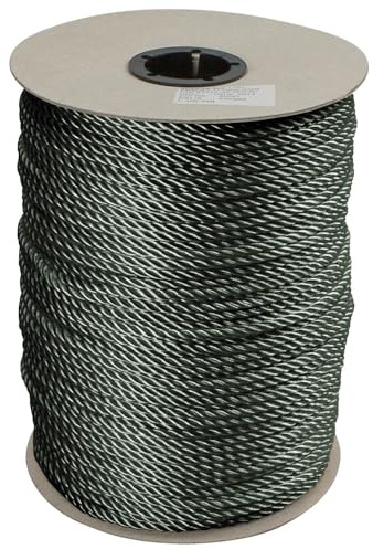 Dönges Faserseil aus Polypropylen, 4 mm, bronzegrün, gedreht (Polypropylen Polypropylenseil 40200028 Kunstfaser-Seil Kunststoffseil Kunststoffseile) (Rolle à 220 Meter)