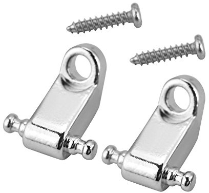 Retenedor de Cuerda de Guitarra, Diseño con Rodillo y Tornillo para Guitarra Eléctrica, 2PCS Fiable para Bajo, Resistente y Duradero para Profesionales y Aficionados en Grabación y Conciertos
