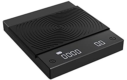 TIMEMORE Black Mirror Basic 2 Balance à café expresso/verseuse avec minuterie automatique et fonction de débit, 1600 mAh, précision de 2 kg/0,1 g, unités g/oz, balance numérique portable pour cuisine