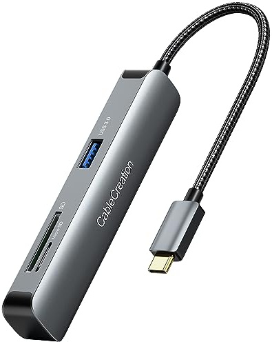 CableCreation USB C Hub HDMI mit 2 USB 3.0 | HDMI 4K, SD/Micro SD