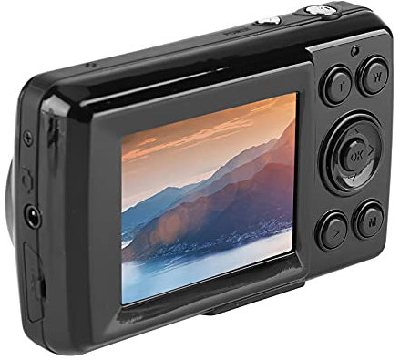 EBTOOLS Digitalkamera, 16 MP, 720p, 30 fps, Digitalzoom, 16-facher Zoom, für Kinder, Anfänger, Jugendliche, Display 2,4 Zoll, 9,5 x 5,5 x 2,5 cm, Schwarz