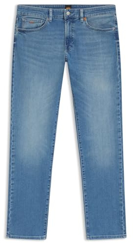 BOSS Jean Regular Maine en Denim Stretch Bleu