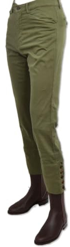 Los Nietos Pantalón Montero clásico para Adultos | Talla 42 | Color Verde | Equipamiento para el Caballo | Producto de Guarnicionería para Hípica y Doma