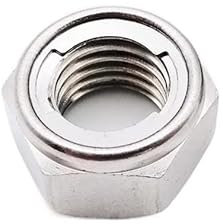 1/2/5 Stück M3 M4 M5 M6 M8 M10 - M16 A2-70 Edelstahl vorherrschender Drehmomenttyp Ganzmetalleinsatz Sechskant Sechskant selbstsichernde Mutter Kontermutter (Size : M16-1pcs)