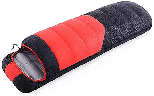 Daunen-Reiseschlafsack/Herbst- und Winter-Schlafsack mit Einzelnähten/Warmer Schlafsack für Erwachsene, leicht
