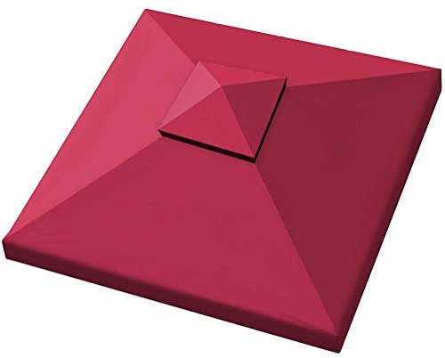Ersatzdach Für Pavillon 3x3 Meter, Pavillondach Ersatzbezug, Ersatzdach Für Pavillon Anthrazit, Wasserdicht Sonnenschutz Doppeldach Schutzhaube (Farbe : Red)