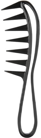 Peigne à dents larges pour cheveux bouclés | Peigne à grandes dents | Peigne à dents larges | Peigne à dents larges | Peigne à boucles larges pour cheveux bouclés | Outil de coiffure pour cheveux