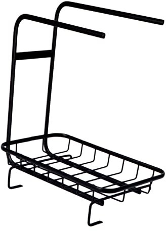 TINEASUR 1pieza Estante De Almacenamiento para Cocina y Baño Soporte De Toallas De Diseño De Drenaje Rack De Mesa De Inoxidable Instalación Pared o Encimera Organizador Práctico para