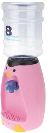 IMIKEYA Dispensador De Agua Mini Portátil Sin Calentador Diseño De Pingüino para Fuente Manual Fría para Hogar Oficina Sala De Té y Exterior
