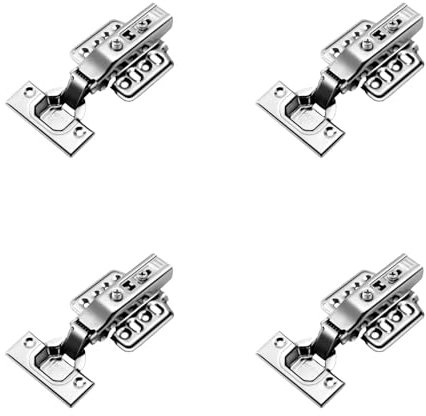 YUSSEQDD 4 paket/los Weiche Scharniere Für Installation Schrank Scharniere Tür Passt Besta Release Taste Für Scharniere Schrank Türen, A