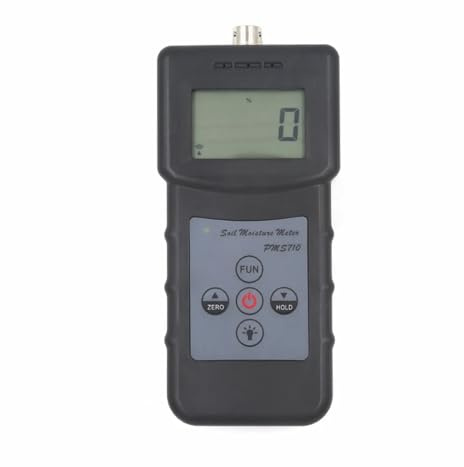 PMS710 LCD Digital Soil Moisture Meter High Precision Soil Humidity Tester Hygrometer for Concrete Cement River Sand Precise and Accurate Measuring