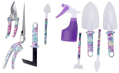 Milisten 10 Pièces Kit de Jardinage pour Hommes et Femmes Outils de Jardinage pour Transplantation Désherbage et Ameublissement Sol