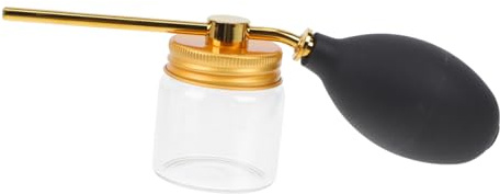 FONDOTIN Flacon Pulvérisateur Pour Fibres Capillaires Bouteilles De Poudre Pour Salon De Coiffure Portable Dissimulateur De Racines Pour Usage Extérieur